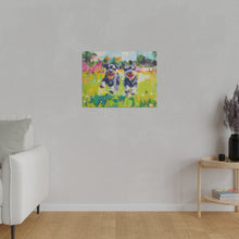 Load image into Gallery viewer, Playful Schnauzer Dogs Canvas Art
