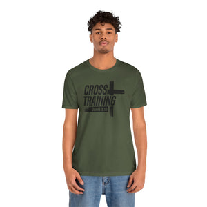 Faith Inspired Unisex Jersey Tee - 'Cross Training' with John 3:16