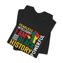 Load image into Gallery viewer, Empowerment Black History Tee - Unisex Jersey Short Sleeve Shirt
