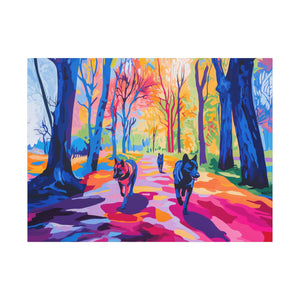 German Shepherd Canvas Art