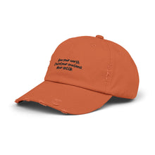 Load image into Gallery viewer, Unisex Distressed Cap - Know you Worth
