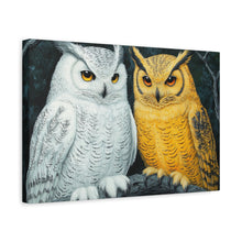 Load image into Gallery viewer, Owl Lovers Matte Canvas Print - Stretched Wall Art
