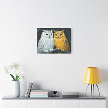 Load image into Gallery viewer, Owl Lovers Matte Canvas Print - Stretched Wall Art

