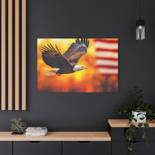 Load image into Gallery viewer, Patriotic Eagle Canvas Art - Inspirational Home Decor
