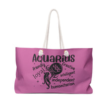 Load image into Gallery viewer, Weekender Bag - Aquarius

