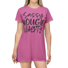 Load image into Gallery viewer, T-Shirt Dress (AOP) - Sassy
