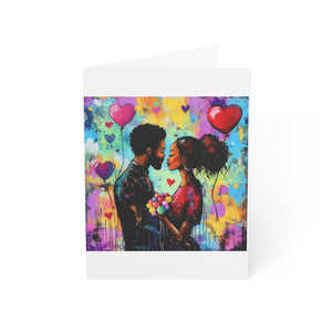 Colorful Love Greeting Cards - Perfect for Anniversaries and Weddings (1-50 pcs)