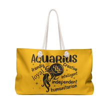 Load image into Gallery viewer, Weekender Bag - Aqarius
