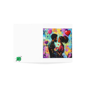 Colorful Love Greeting Cards - Perfect for Anniversaries and Weddings (1-50 pcs)