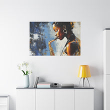 Load image into Gallery viewer, Saxophone Art Canvas, Music Lover Decor, Jazz Wall Art, Unique Gift for Musicians, Home Office Decoration, Inspirational Artwork
