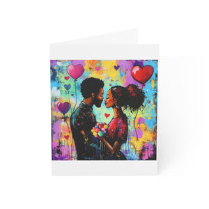 Colorful Love Greeting Cards - Perfect for Anniversaries and Weddings (1-50 pcs)