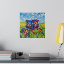 Load image into Gallery viewer, Rottweiler Canvas Art

