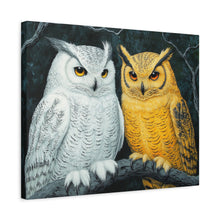 Load image into Gallery viewer, Owl Lovers Matte Canvas Print - Stretched Wall Art
