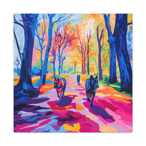 German Shepherd Canvas Art