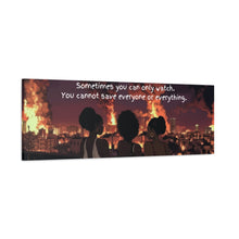 Load image into Gallery viewer, Inspirational Wall Art Canvas - "Sometimes You Can Only Watch" - Empowering Home Decor
