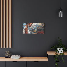 Load image into Gallery viewer, Canvas Wall Art, Piano Woman Artwork, Living Room Decor, Music Lover Gift, Black Artist Print, Home Office Decoration
