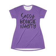 T-Shirt Dress (AOP) - Sassy