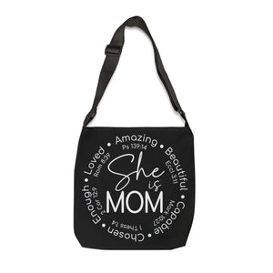 Adjustable Tote Bag (AOP) - She is