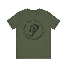 Load image into Gallery viewer, Empowering Unisex Jersey Tee - 'Broken Doesn’t Mean Defeated'

