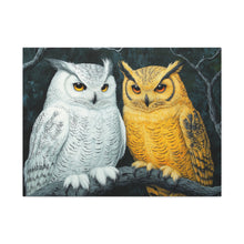 Load image into Gallery viewer, Owl Lovers Matte Canvas Print - Stretched Wall Art
