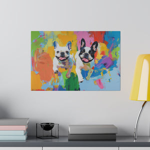 French Bulldog Canvas Art Print