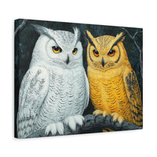 Load image into Gallery viewer, Owl Lovers Matte Canvas Print - Stretched Wall Art
