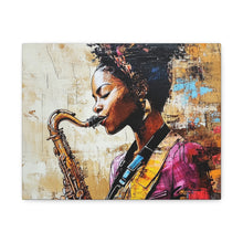 Load image into Gallery viewer, Saxophone Art Canvas, Elegant Wall Decor for Jazz Lovers, Music-Themed Home Decoration, Perfect Gift for Musicians, Unique Art Piece, [...]
