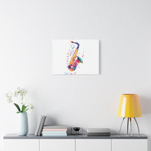 Load image into Gallery viewer, Vibrant Saxophone Canvas Wall Art - Perfect for Music Lovers
