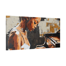 Load image into Gallery viewer, Artistic Piano Canvas, Wall Art, Music Lover Gift, Home Decor, Jazz Wall Art, Unique Artwork
