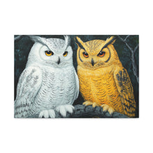 Load image into Gallery viewer, Owl Lovers Matte Canvas Print - Stretched Wall Art
