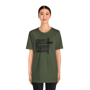 Faith Inspired Unisex Jersey Tee - 'Cross Training' with John 3:16