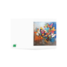 Load image into Gallery viewer, Colorful Butterfly Greeting Cards - Set of 1, 10, 30, or 50
