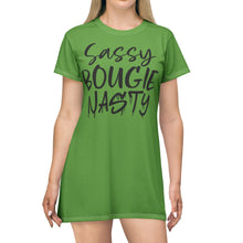 Load image into Gallery viewer, T-Shirt Dress (AOP) - Sassy
