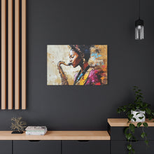 Load image into Gallery viewer, Saxophone Art Canvas, Elegant Wall Decor for Jazz Lovers, Music-Themed Home Decoration, Perfect Gift for Musicians, Unique Art Piece, [...]

