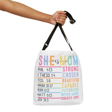 Load image into Gallery viewer, Adjustable Tote Bag (AOP) - She is

