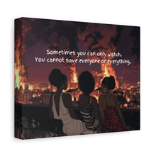 Load image into Gallery viewer, Inspirational Wall Art Canvas - "Sometimes You Can Only Watch" - Empowering Home Decor
