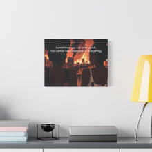 Load image into Gallery viewer, Inspirational Canvas Art – "Sometimes You Can Only Watch"
