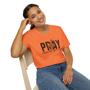 Inspirational Unisex Pray T-Shirt - Softstyle Casual Wear