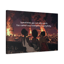 Load image into Gallery viewer, Inspirational Wall Art Canvas - "Sometimes You Can Only Watch" - Empowering Home Decor
