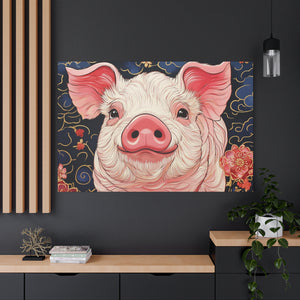Lunar Year of the Pig - Matte Canvas