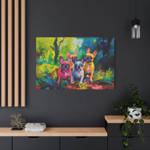 Load image into Gallery viewer, French Bulldog Canvas Art
