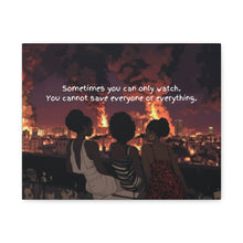 Load image into Gallery viewer, Inspirational Wall Art Canvas - "Sometimes You Can Only Watch" - Empowering Home Decor
