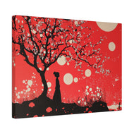 Serene Red Blossom