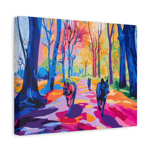 German Shepherd Canvas Art