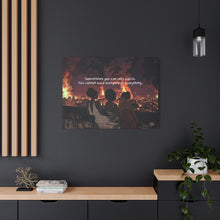 Load image into Gallery viewer, Inspirational Wall Art Canvas - "Sometimes You Can Only Watch" - Empowering Home Decor
