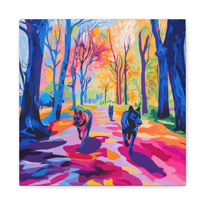 German Shepherd Canvas Art