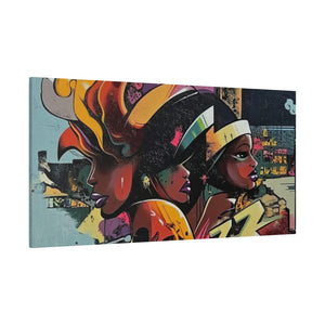 Vibrant Afrocentric Matte Canvas Art - Inspirational Wall Decor
