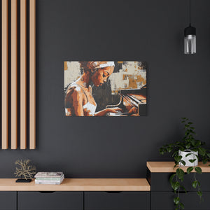 Artistic Piano Canvas, Wall Art, Music Lover Gift, Home Decor, Jazz Wall Art, Unique Artwork