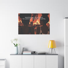 Load image into Gallery viewer, Inspirational Canvas Art – "Sometimes You Can Only Watch"
