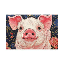 Load image into Gallery viewer, Lunar Year of the Pig - Matte Canvas
